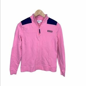 Vineyard Vines Womens Sweatshirt Size XS Pink Blue